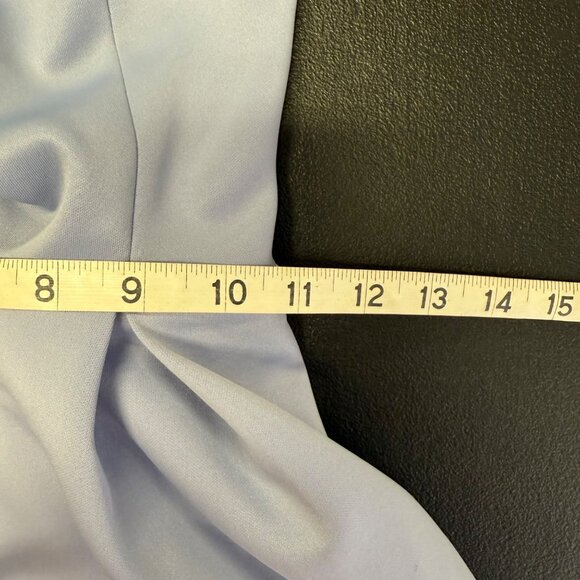 ASOS Strapless Scuba Knot Front Mini Skater Dress Size 4 Tie Front Cutouts - Picture 6 of 12